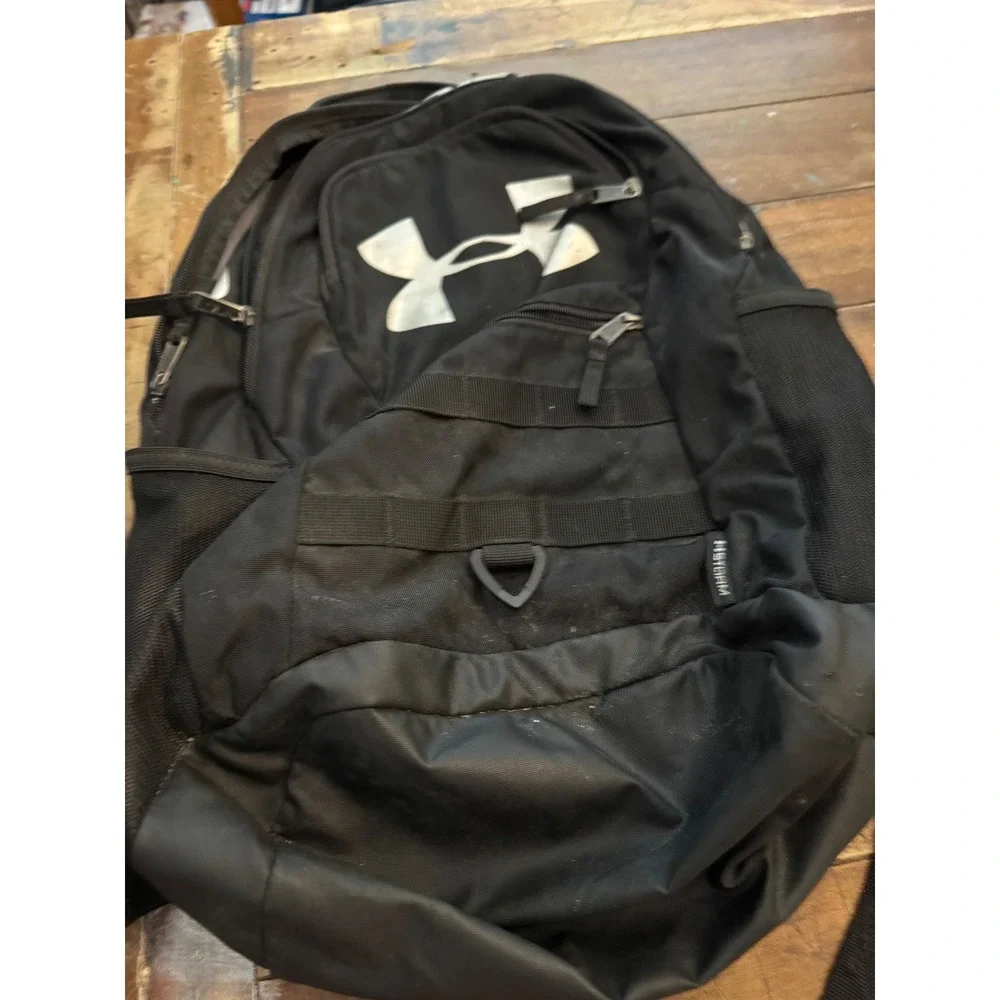 Under Armour Storm Backpack Black Laptop Sleeve School Gym Bag